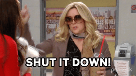 Shut It Down Jenna Maroney GIF