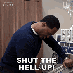 Shut The Hell Up Richard Hallsen GIF
