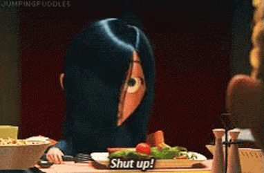 Shut Up The Incredibles Violet GIF