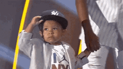 Shy Boy Hats Off GIF