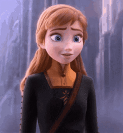 Shy Frozen Ana GIF