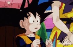Shy Goten Sweating GIF