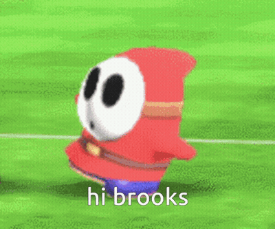 Shy Mario Bros Character Walking GIF