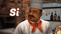 Si Italian Food Fastfood Sticker GIF