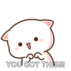 Si Se Puede White Cat GIF