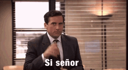 Si Senor Michael Scott GIF