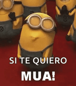 Si Te Quiero Mua Cute Minion GIF