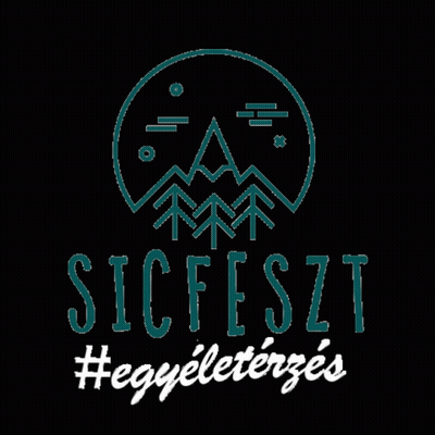 Sicfest Logo With Mountain And Trees GIF