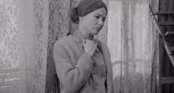 Sick Woman Sit Down GIF