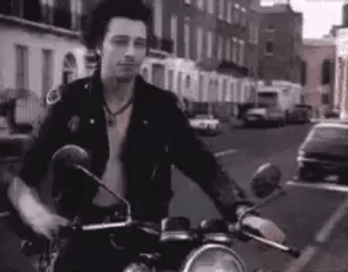 Sid Vicious Punky Rode Motorcycle GIF