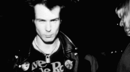 Sid Vicious Serious Look GIF