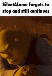 Side Glance Smiling Shrek Is Love GIF