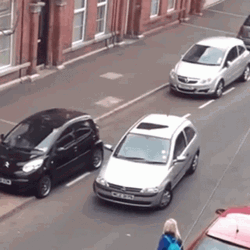 Side Street Slow Motion Parallel Parking GIF | GIFDB.com