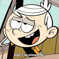 Sigh Lincoln Loud GIF