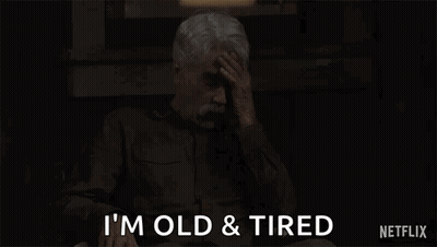 Sigh Tired GIF