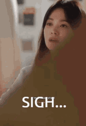 Sighing Song Hye Kyo