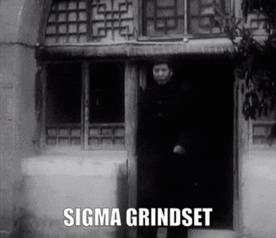 Sigma Grindset Man In Front Of Building GIF