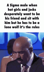 Sigma Meme Steve Harvey GIF