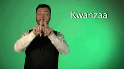 Sign Language For Kwanzaa