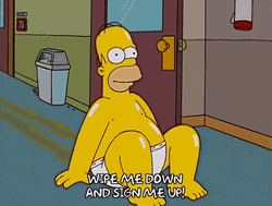 Sign Me Up By Homer Simpson GIF