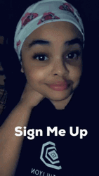 Sign Me Up Kiearra D Scruggs Youtuber GIF