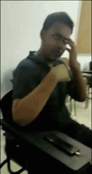 Sign Of The Cross In A Classroom GIF