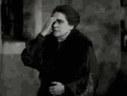 Sign Of The Cross Nun Black And White GIF