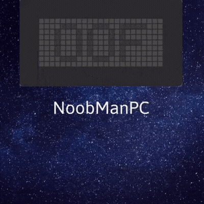 Sign Saying 00F With Noobmanpc Below GIF