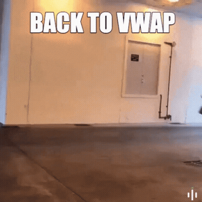 Sign Saying Back To VWAP GIF