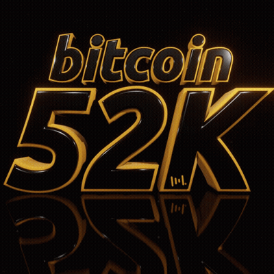 Sign Saying Bitcoin 52K Buy BTC For 0 Fe GIF