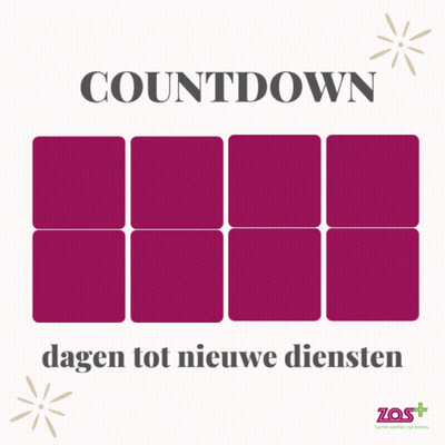 Sign Saying Countdown Dagen Tot Neue Diensten GIF