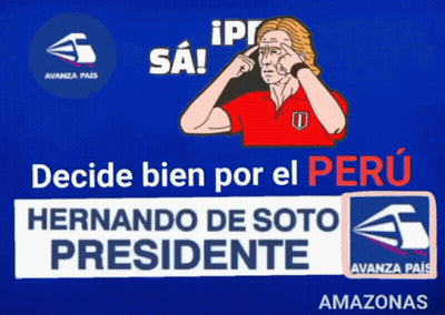 Sign Saying Decide Bien Por El Peru GIF