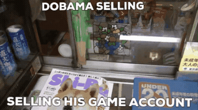 Sign Saying Dodama Selling Game Account GIF