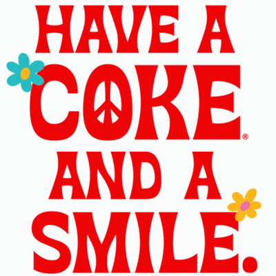 Sign Saying Have A Coke And A Smile GIF