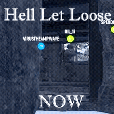 Sign Saying Hell Let Loose Now GIF