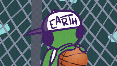 Sign Saying His Own Teams Goal With Purple Arrow GIF