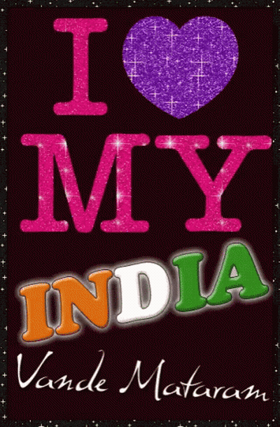 Sign Saying I Love My India GIF