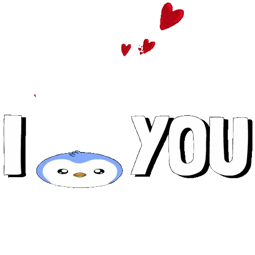 Sign Saying I Love You With Heart Sticker