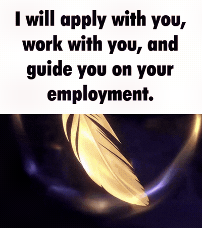 Sign Saying I Will Apply With You Work With You GIF