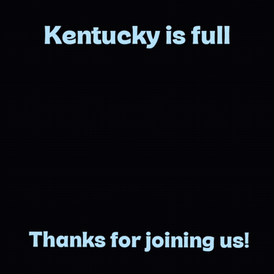 Sign Saying Kentucky Is Full GIF