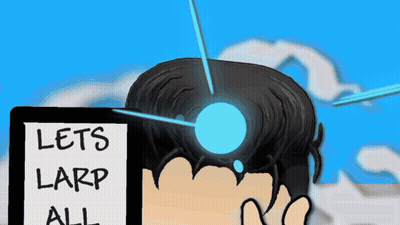 Sign Saying Lets Larp GIF