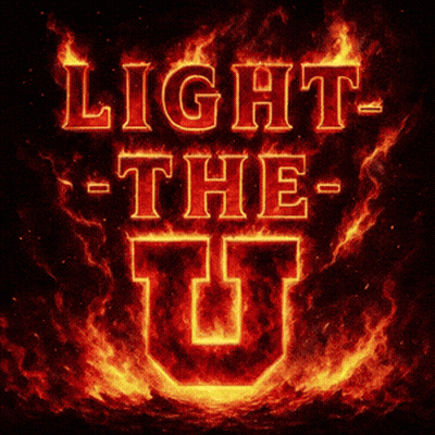 Sign Saying Light-The-Ut Is On Fire GIF