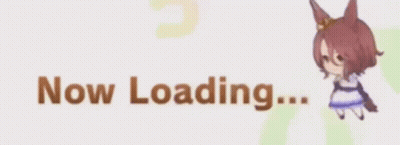 Sign Saying Now Loading With Cartoon Character GIF