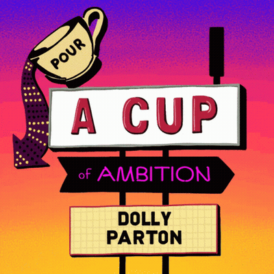 Sign Saying Pour A Cup Of Ambition GIF