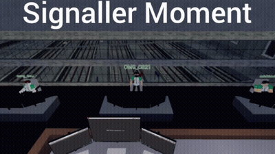 Sign Saying Signaller Moment GIF