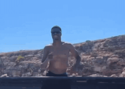 Sign Saying Summer Is Here With Raft GIF