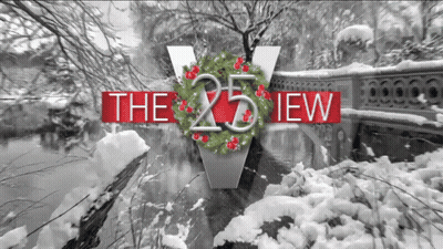 Sign Saying The 25Th View With Wreath GIF
