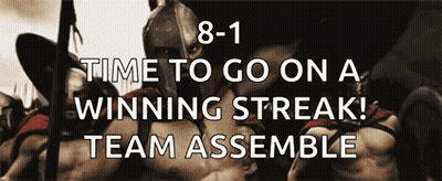 Sign Saying Time To Go On A Winning Streak GIF