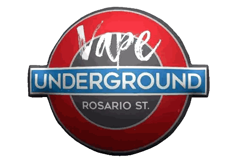 Sign Saying Vape Underground Rosario St Sticker