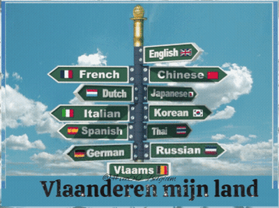 Sign Saying Vlaanderen Mijn Land GIF